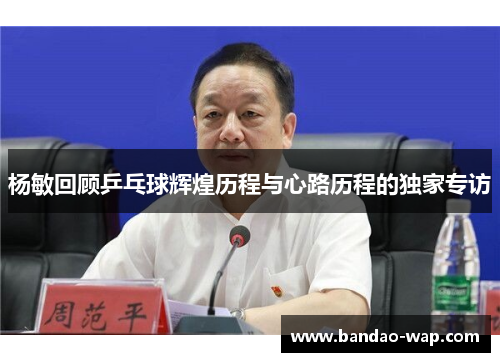 杨敏回顾乒乓球辉煌历程与心路历程的独家专访