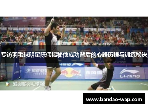 专访羽毛球明星陈伟揭秘他成功背后的心路历程与训练秘诀